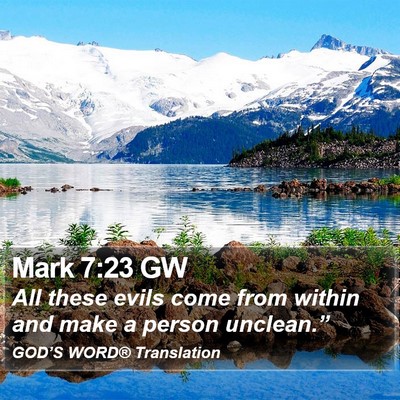 Mark 7:23 GW Bible Verse Image