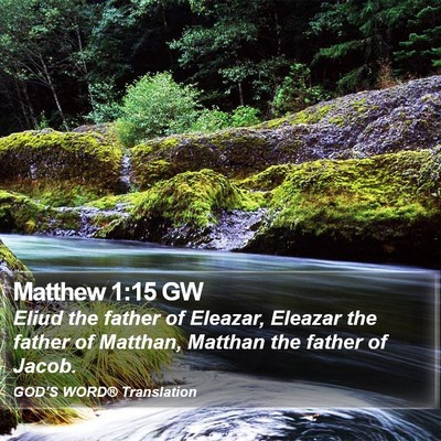 Matthew 1:15 GW Bible Verse Image