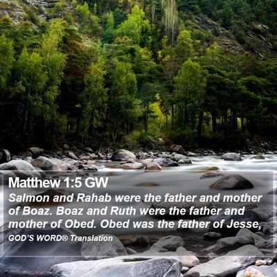 Matthew 1:5 GW Bible Verse Image