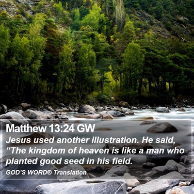 Matthew 13:24 GW Bible Verse Image