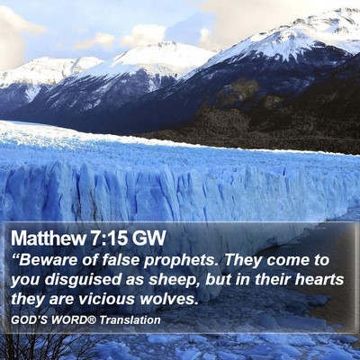 Matthew 7:15 GW Bible Verse Image