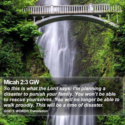 Micah 2:3 GW Bible Verse Image