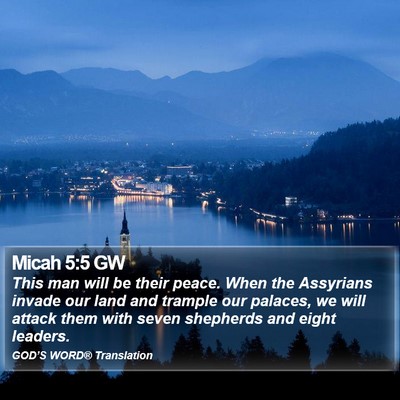 Micah 5:5 GW Bible Verse Image