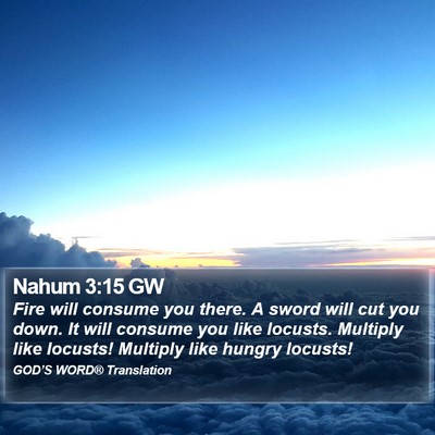 Nahum 3:15 GW Bible Verse Image