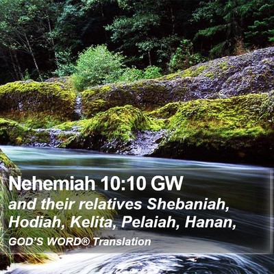 Nehemiah 10:10 GW Bible Verse Image