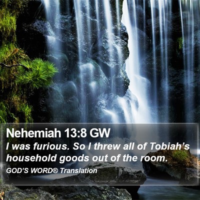 Nehemiah 13:8 GW Bible Verse Image