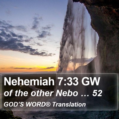 Nehemiah 7:33 GW Bible Verse Image