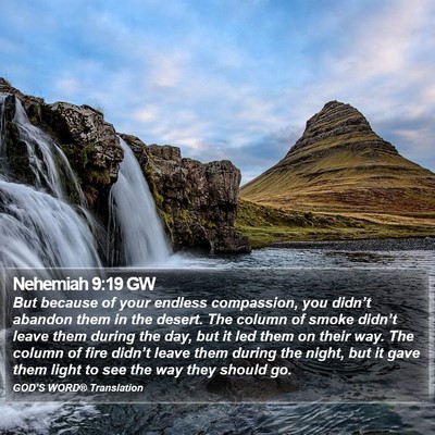 Nehemiah 9:19 GW Bible Verse Image