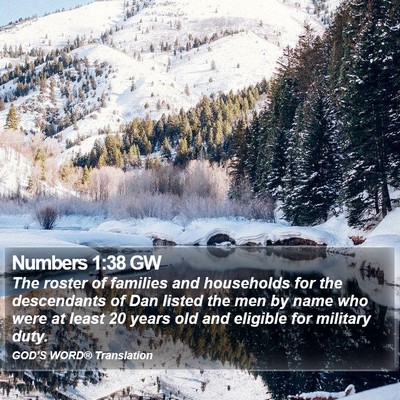 Numbers 1:38 GW Bible Verse Image