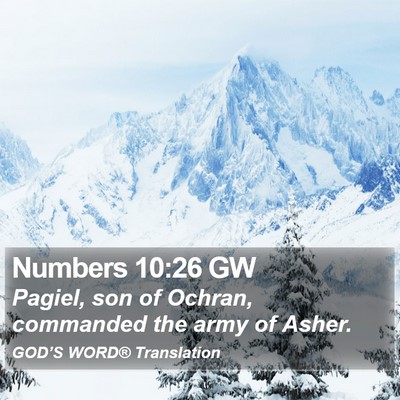 Numbers 10:26 GW Bible Verse Image