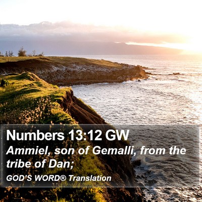 Numbers 13:12 GW Bible Verse Image