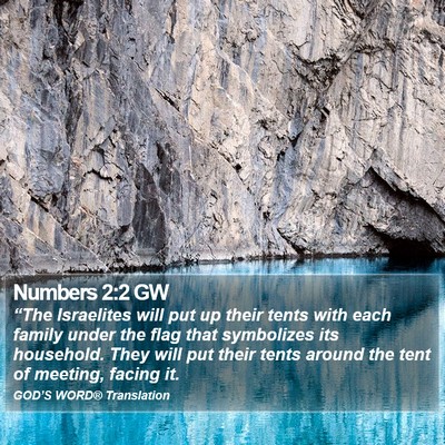Numbers 2:2 GW Bible Verse Image