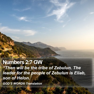 Numbers 2:7 GW Bible Verse Image