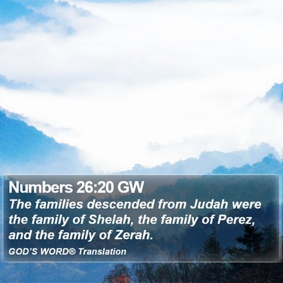 Numbers 26:20 GW Bible Verse Image