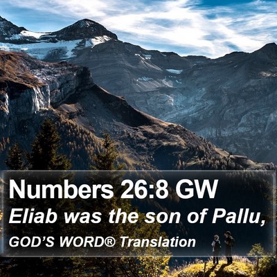 Numbers 26:8 GW Bible Verse Image