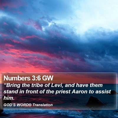 Numbers 3:6 GW Bible Verse Image