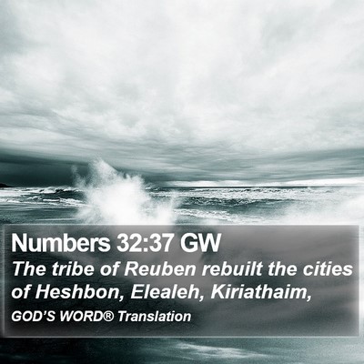 Numbers 32:37 GW Bible Verse Image