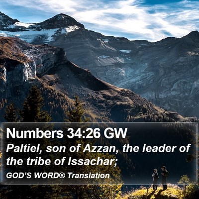 Numbers 34:26 GW Bible Verse Image
