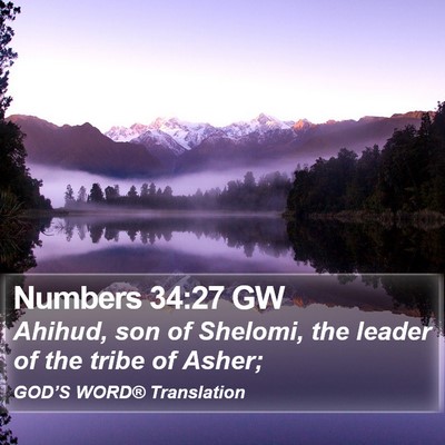 Numbers 34:27 GW Bible Verse Image