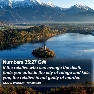 Numbers 35:27 GW Bible Verse Image