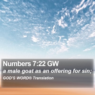 Numbers 7:22 GW Bible Verse Image
