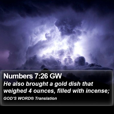 Numbers 7:26 GW Bible Verse Image