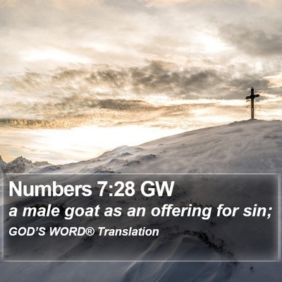Numbers 7:28 GW Bible Verse Image