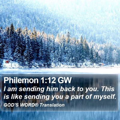 Philemon 1:12 GW Bible Verse Image