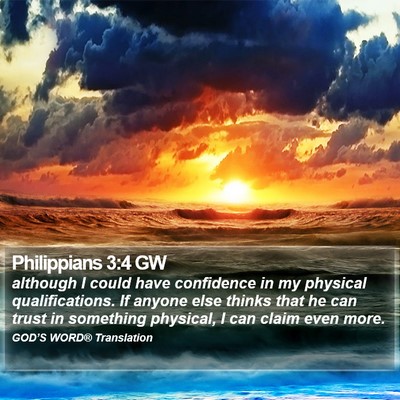Philippians 3:4 GW Bible Verse Image