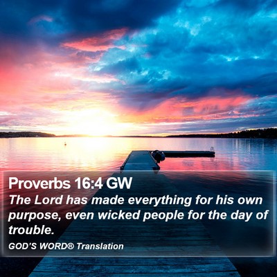 Proverbs 16:4 GW Bible Verse Image