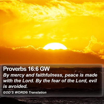 Proverbs 16:6 GW Bible Verse Image