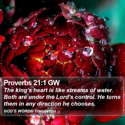 Proverbs 21:1 GW Bible Verse Image