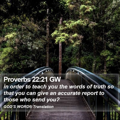 Proverbs 22:21 GW Bible Verse Image