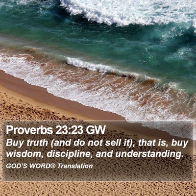 Proverbs 23:23 GW Bible Verse Image