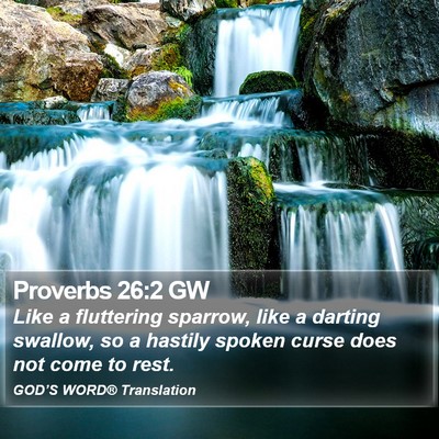 Proverbs 26:2 GW Bible Verse Image