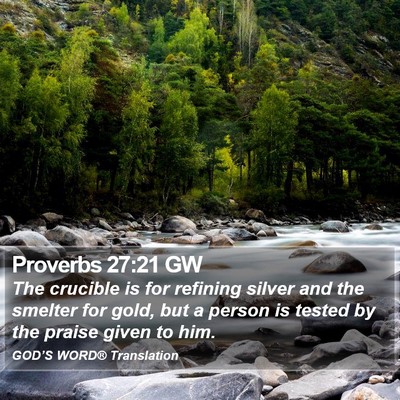 Proverbs 27:21 GW Bible Verse Image