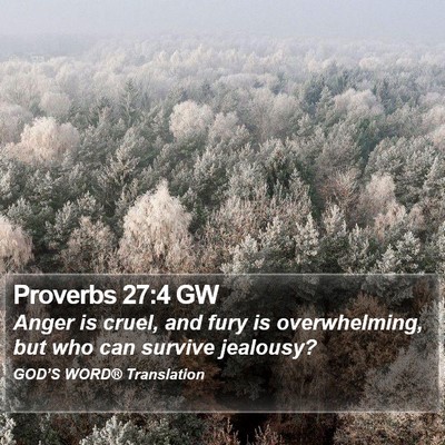 Proverbs 27:4 GW Bible Verse Image