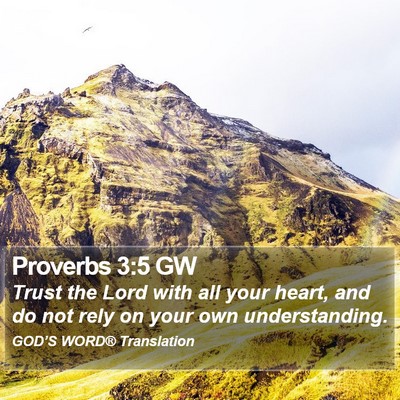 Proverbs 3:5 GW Bible Verse Image