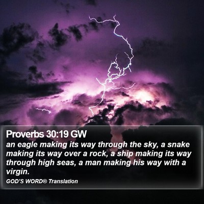 Proverbs 30:19 GW Bible Verse Image
