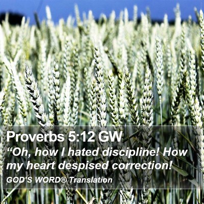 Proverbs 5:12 GW Bible Verse Image