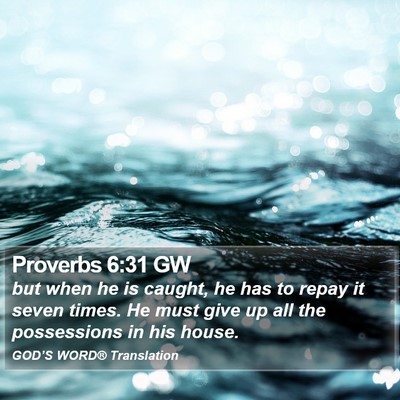 Proverbs 6:31 GW Bible Verse Image