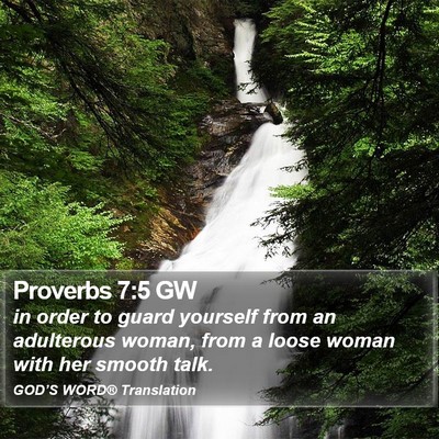 Proverbs 7:5 GW Bible Verse Image
