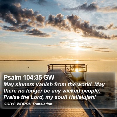 Psalm 104:35 GW Bible Verse Image