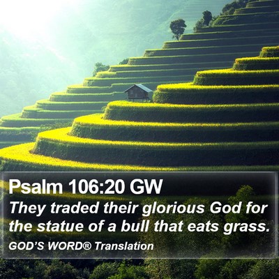 Psalm 106:20 GW Bible Verse Image