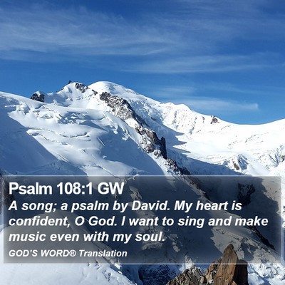Psalm 108:1 GW Bible Verse Image