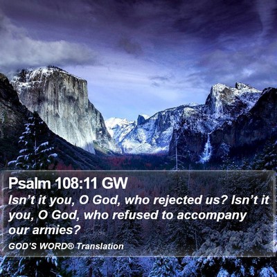 Psalm 108:11 GW Bible Verse Image