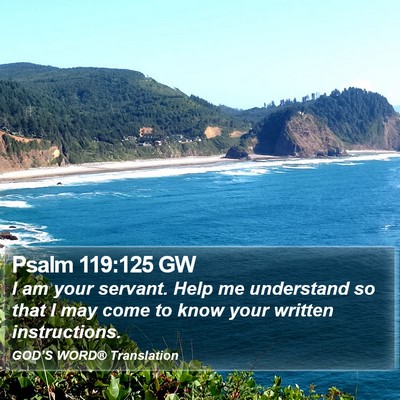 Psalm 119:125 GW Bible Verse Image
