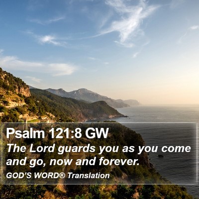 Psalm 121:8 GW Bible Verse Image
