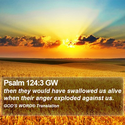 Psalm 124:3 GW Bible Verse Image