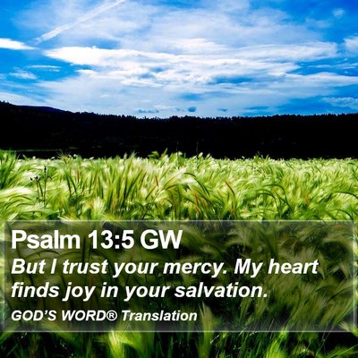 Psalm 13:5 GW Bible Verse Image